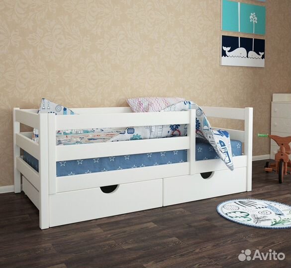 Кровать детская натуральный массив