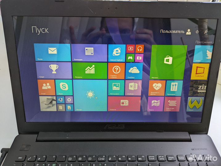 Ноутбук 15.6 Asus f553m 2GB RAM 500GB HDD