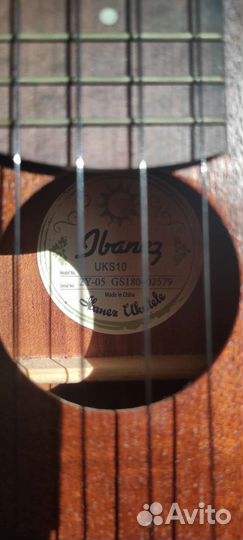 Укулеле из красного дерева ibanez uks-10
