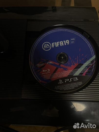 Sony PS3+FIFA 19+джойстик с проводом