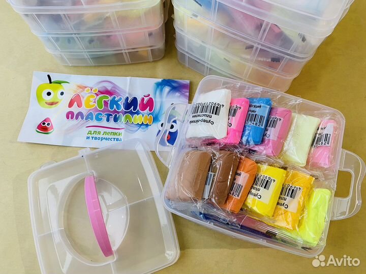 Набор легкий / воздушный пластилин