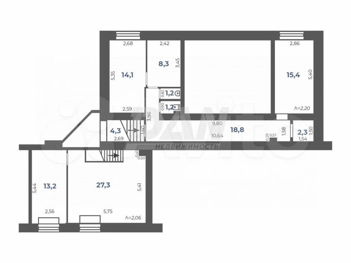 Офисное помещение 167 кв.м