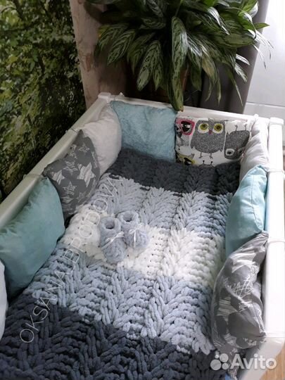 Детский плюшевый плед