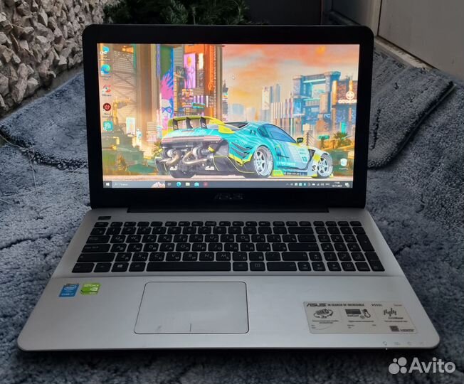 Мощный ноутбук asus i7/840M/8озу/240ssd