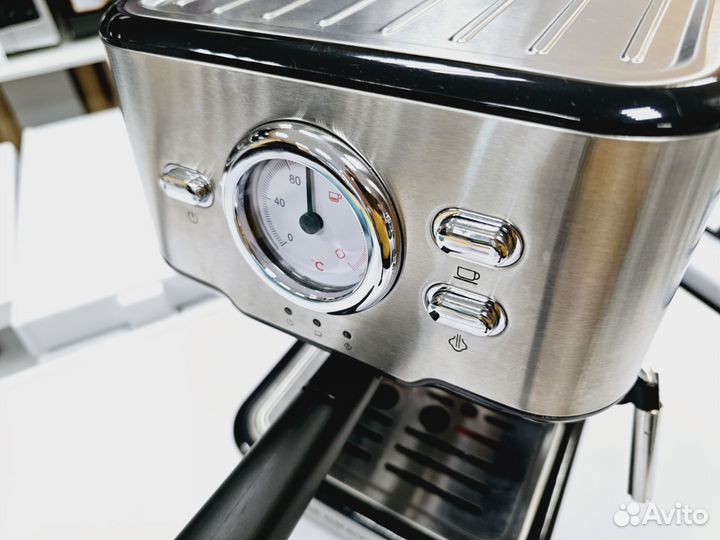 Кофеварка рожковая brayer 20 бар (Чап50)