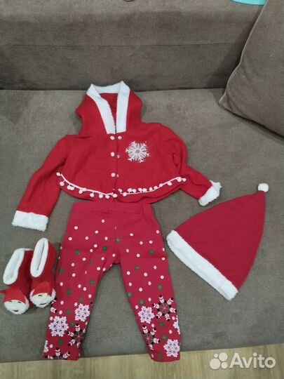 Новогодний костюм для девочки 68 74