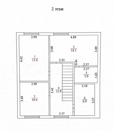 Коттедж 161,2 м² на участке 8,3 сот.