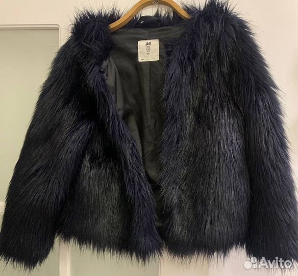 Детская меховая куртка H&M 140