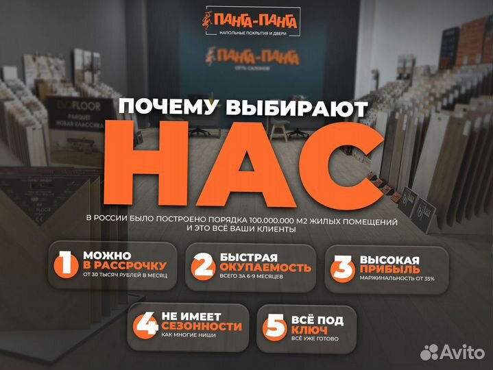 Франшиза Магазин напольных покрытий