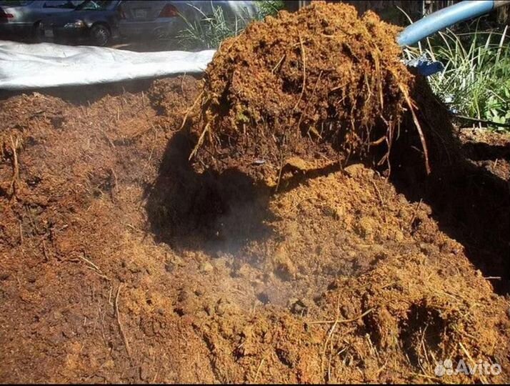 Навоз в мешках