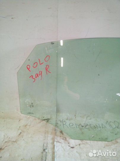 Стекло заднее правое Volkswagen Polo sedan 2010