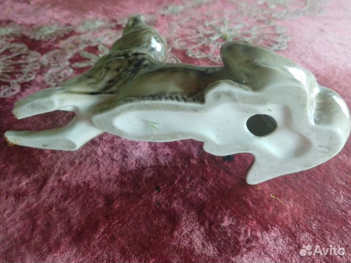 Статуэтка собачка СССР фарфор