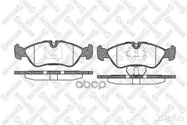 Колодки дисковые п.колодки дисковые п. 297 030-SX