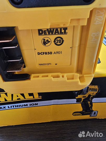 Винтоверт Dewalt dcf 850