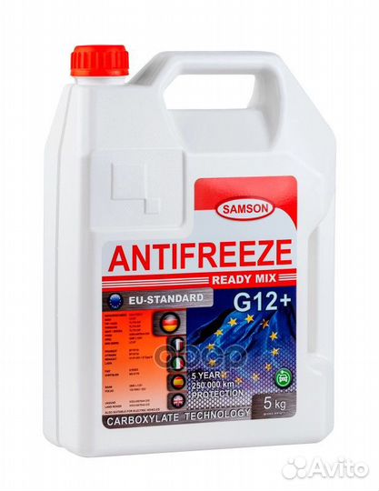 Антифриз, готовый раствор EU-Standard G12+ long