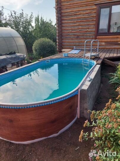 Каркасный морозостойкий бассейн с установкой