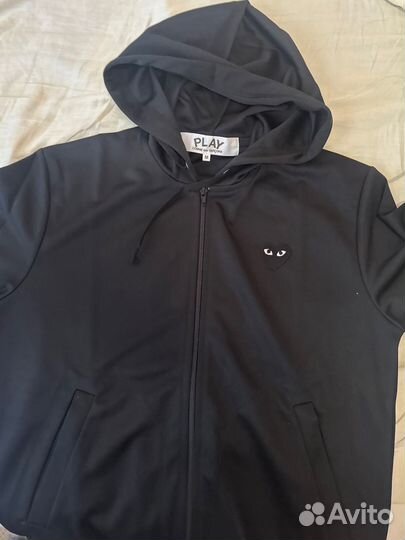 Comme des garcons play зип худи
