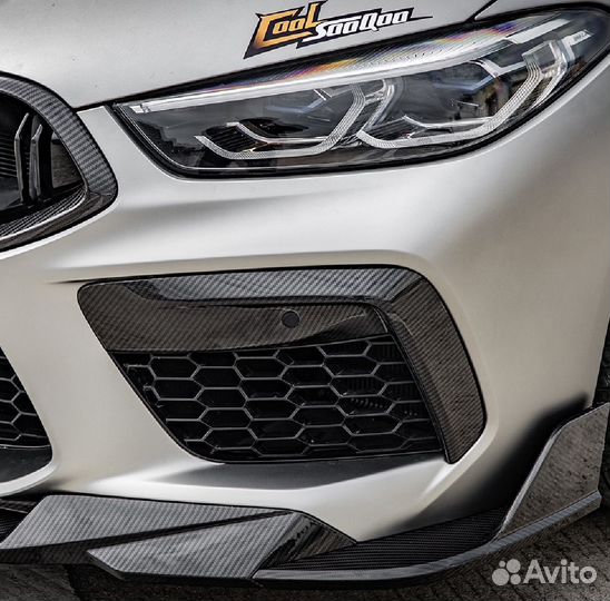 Вставки в бампер Карбон BMW M8 F92 F93 F91