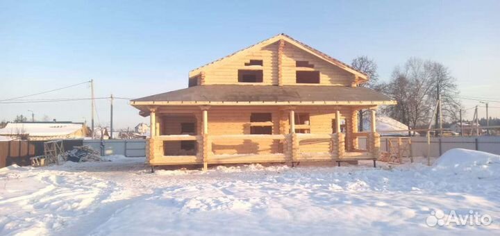 Сборка срубов, кровельные работы,отделка