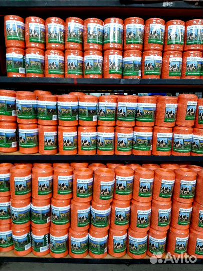 Шнур (провод) для электропастуха, бухта 500 м