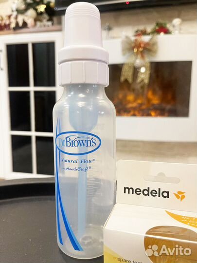 Бутылочка Dr.Brown's новая и соски medela М новые