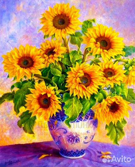 Картина по номерам 40x50 Натюрморт с молодыми подс