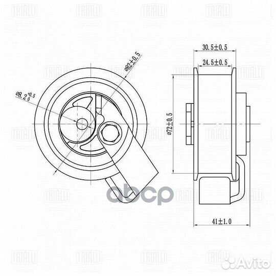 Ролик грм VW Passat (96) 1.8i/2.0i (натяж.) (CM