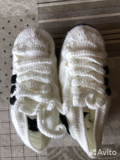 Пинетки ручной работы, белые