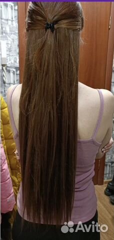 Искуственные волосы на заколках