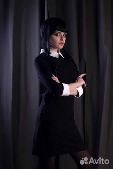 Косплей платье Уэнсдей разные 40 - 44 р-р