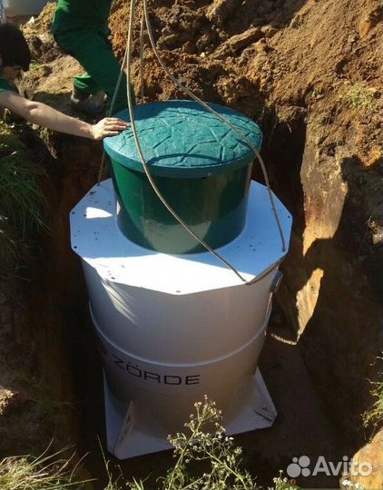 Септик монтаж в 1 день