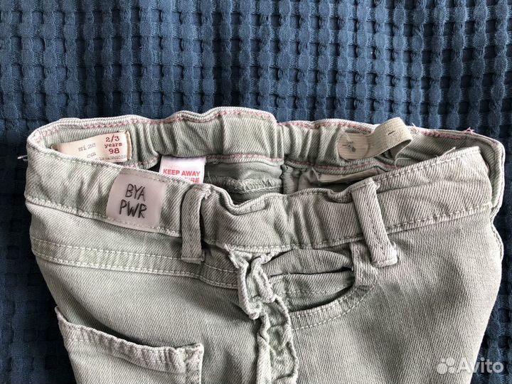Джинсы zara 98 для девочки