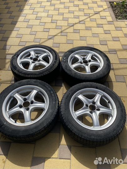 Литые диски r14 на ваз с резиной