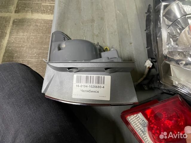 Оптика задняя на chevrolet cruze