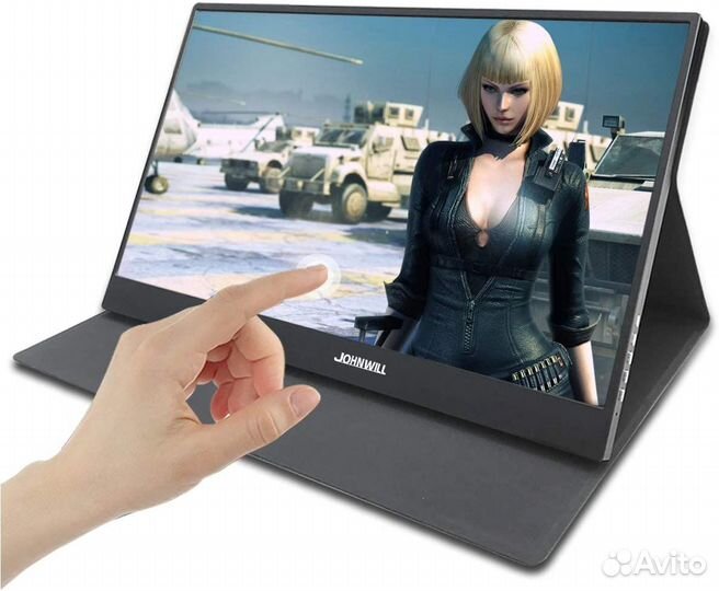 Портативный 15,6 FHD IPS сенсорный экран