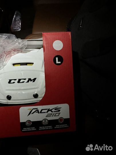 Шлем хоккейный ccm tacks 210 L новый