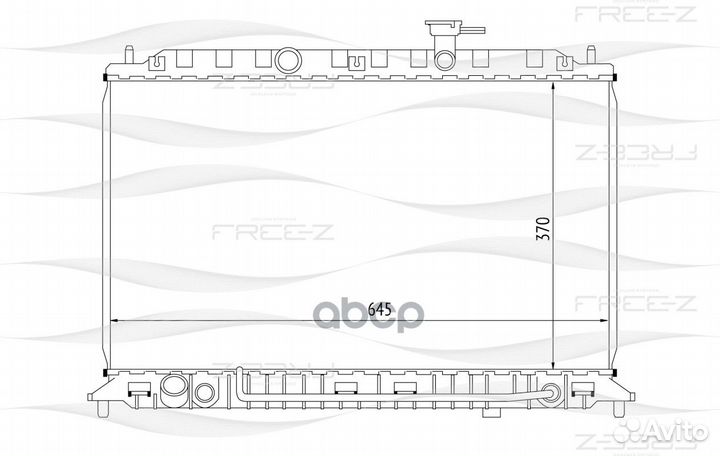 Радиатор охлаждения KK0222 free-Z