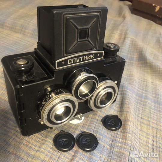 Ретро стерео фотоаппарат «Спутник»