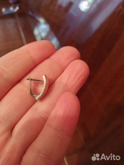 Серебряные серьги СССР