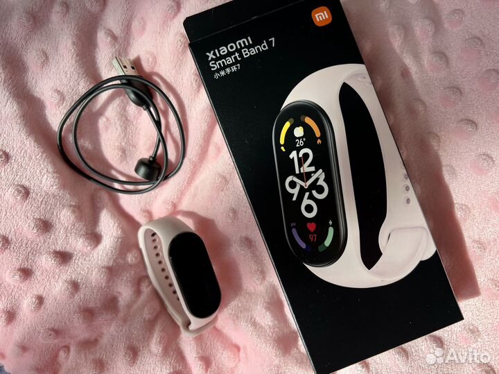 Умный браслет Xiaomi Mi Smart Band 7, розовый