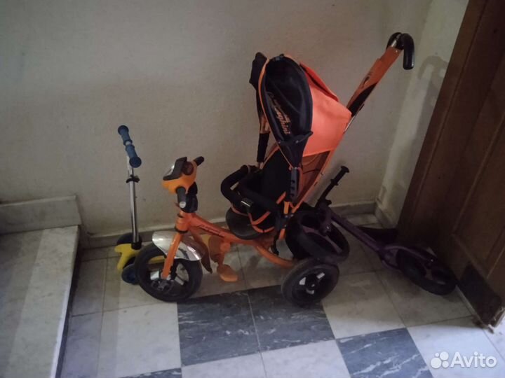 Детский трехколесный велосипед lamborghini