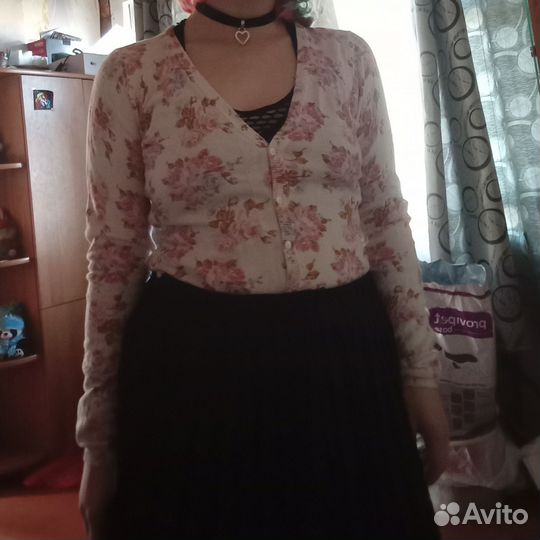 Кофточка в цветочек