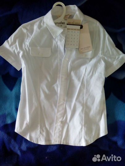 Рубашки школьные на двойняшек