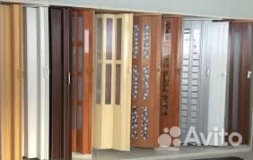 Дверь Гармошка, остеклённые и глухие