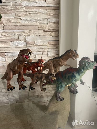 Динозавры 6шт