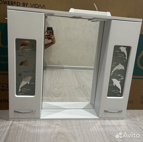 Шкаф для ванной с зеркалом