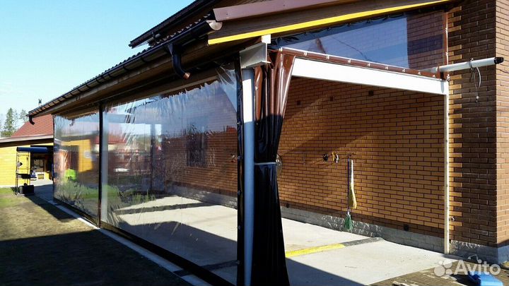 Мягкие окна для террас и беседок / не лопаются