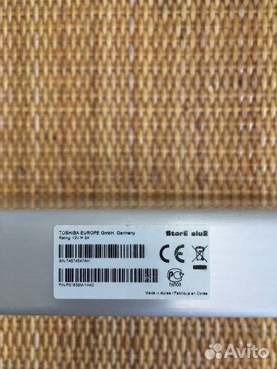 Блок питания к портативному жесткому диску toshiba