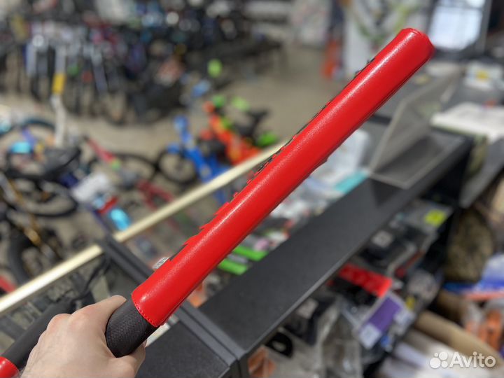 Тренерские палки Rage (пара) красный кож/зам 48 см