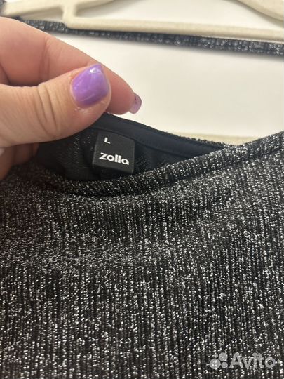 Блузка женская zolla 50 с люрексом блестящая